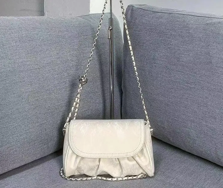 Women's Chain Texture High-grade Exquisite Cell Soft Shoulder Bags