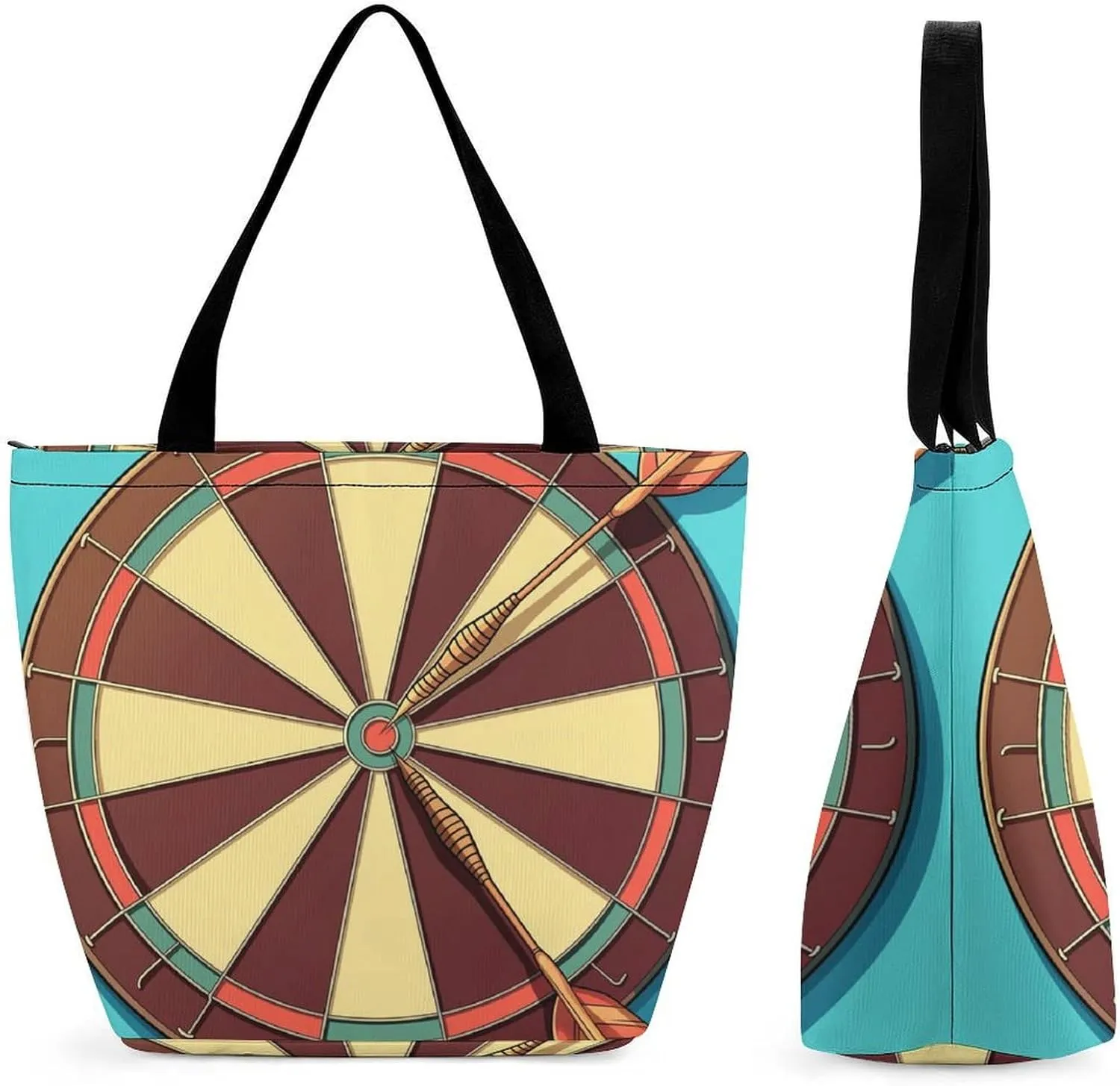 Women's Handbags Arrow Target Board Shopping Bag Leather Tote Bag Satchel Bags