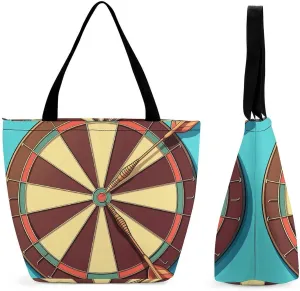 Women's Handbags Arrow Target Board Shopping Bag Leather Tote Bag Satchel Bags