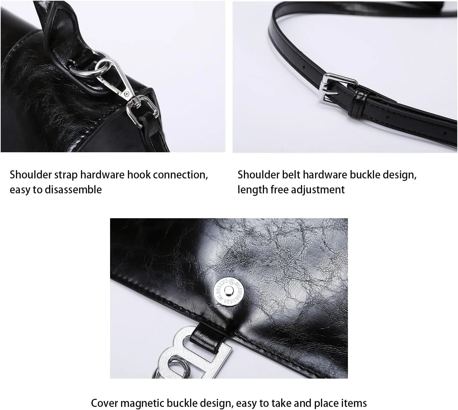 Women's Soft Faux Leather Tote Bag Purse Handbags Wallet Tote Shoulder Bag Purse Large Capacity