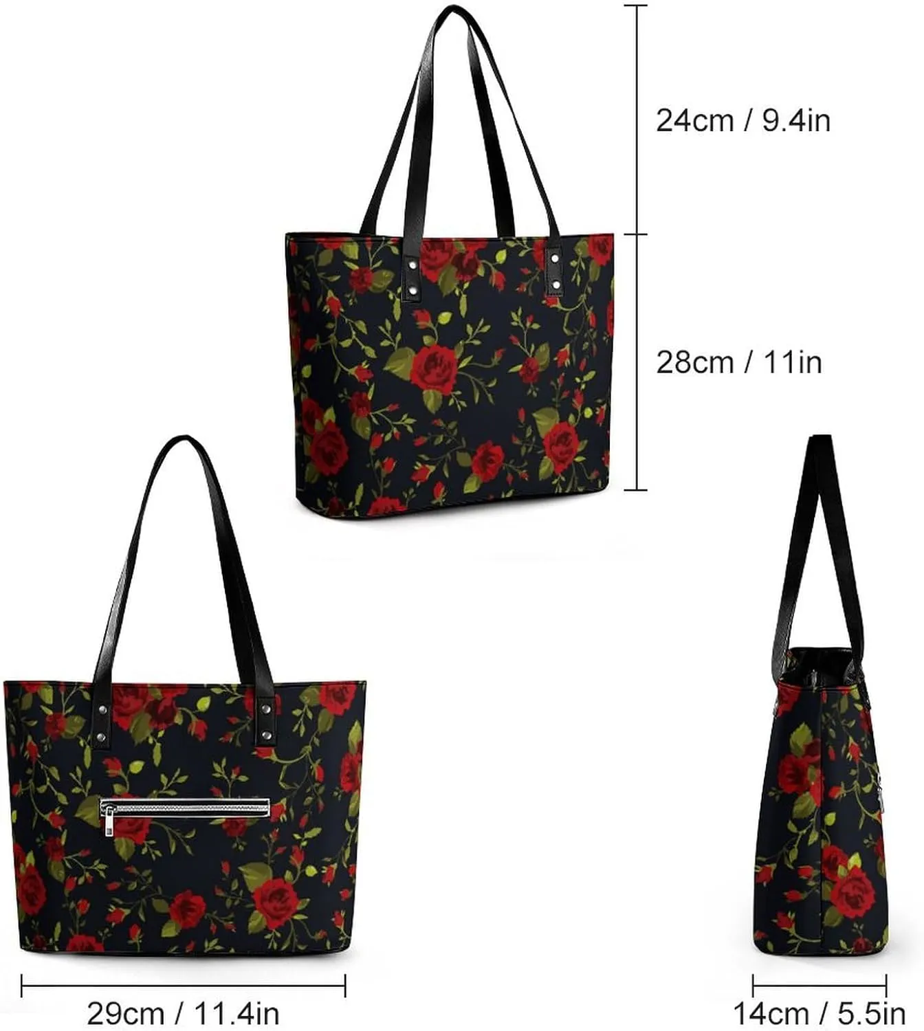 Women's Tote Purses Shoulder Bucket Bags Soft Leather Hobo Handbags