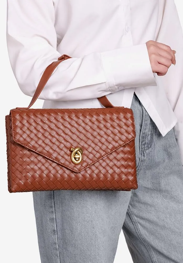 Woven Bags for Women Clutch Bag Cross Body Bag Trendy Totes Hobo Purse Summer Shoulder Bag Handbag for Work Party