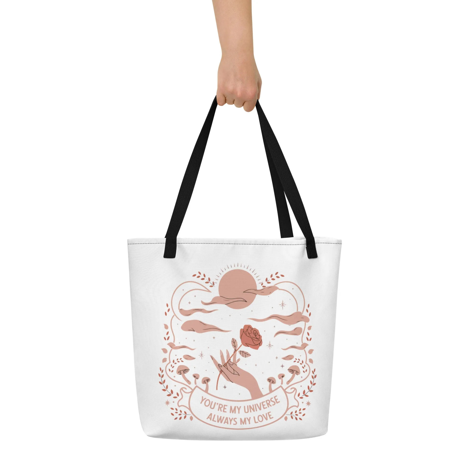 You're My Universe - Romantic Tote Bag