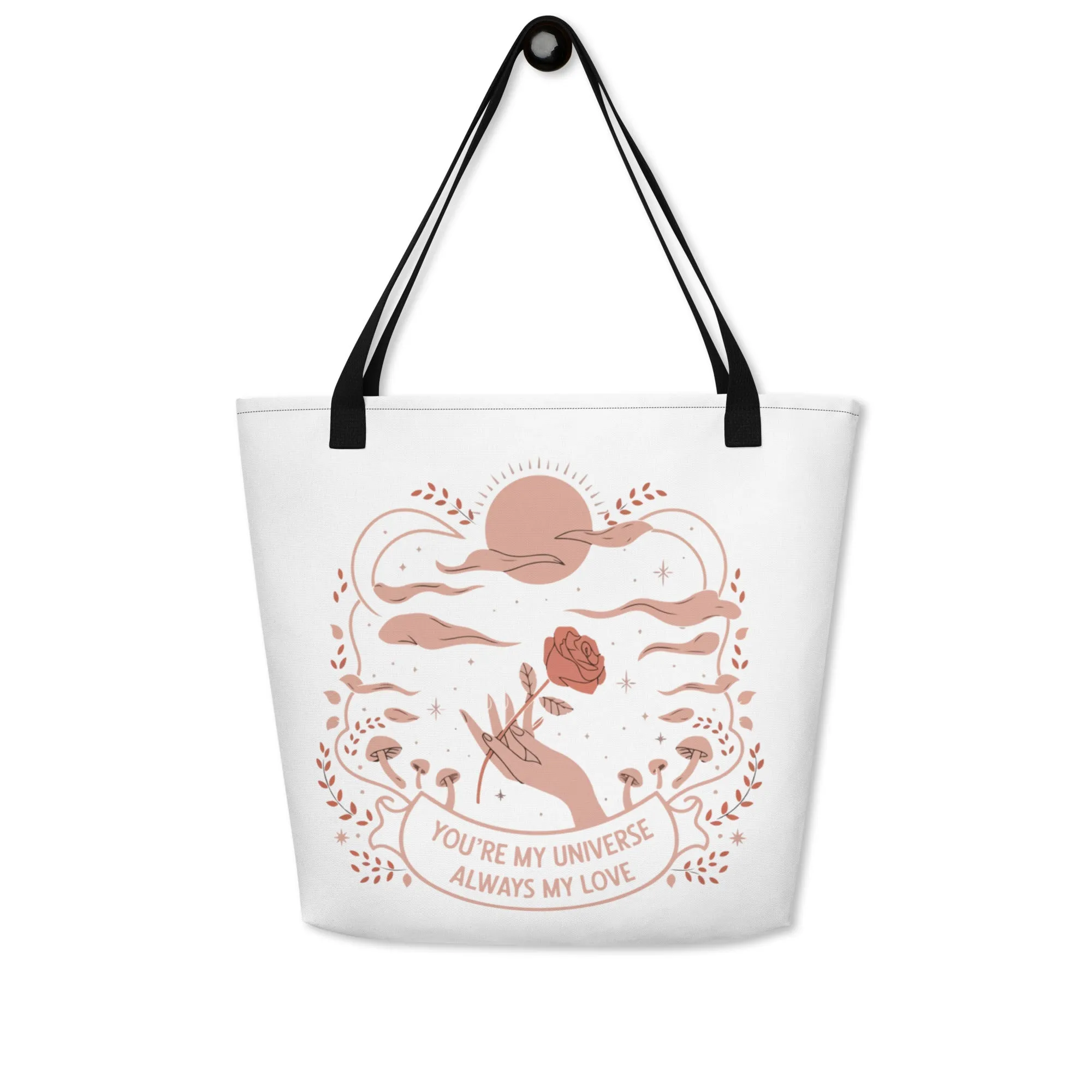 You're My Universe - Romantic Tote Bag