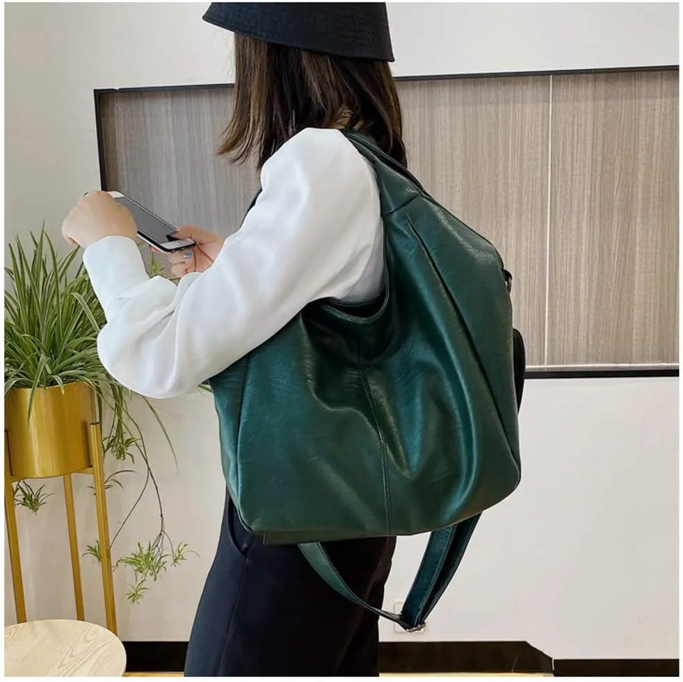ZiMing Women Hobo Handbags Tote Bags Soft Vegan Leather Shoulder Bag Satchel Large Purse with Adjustable Shoulder Strap